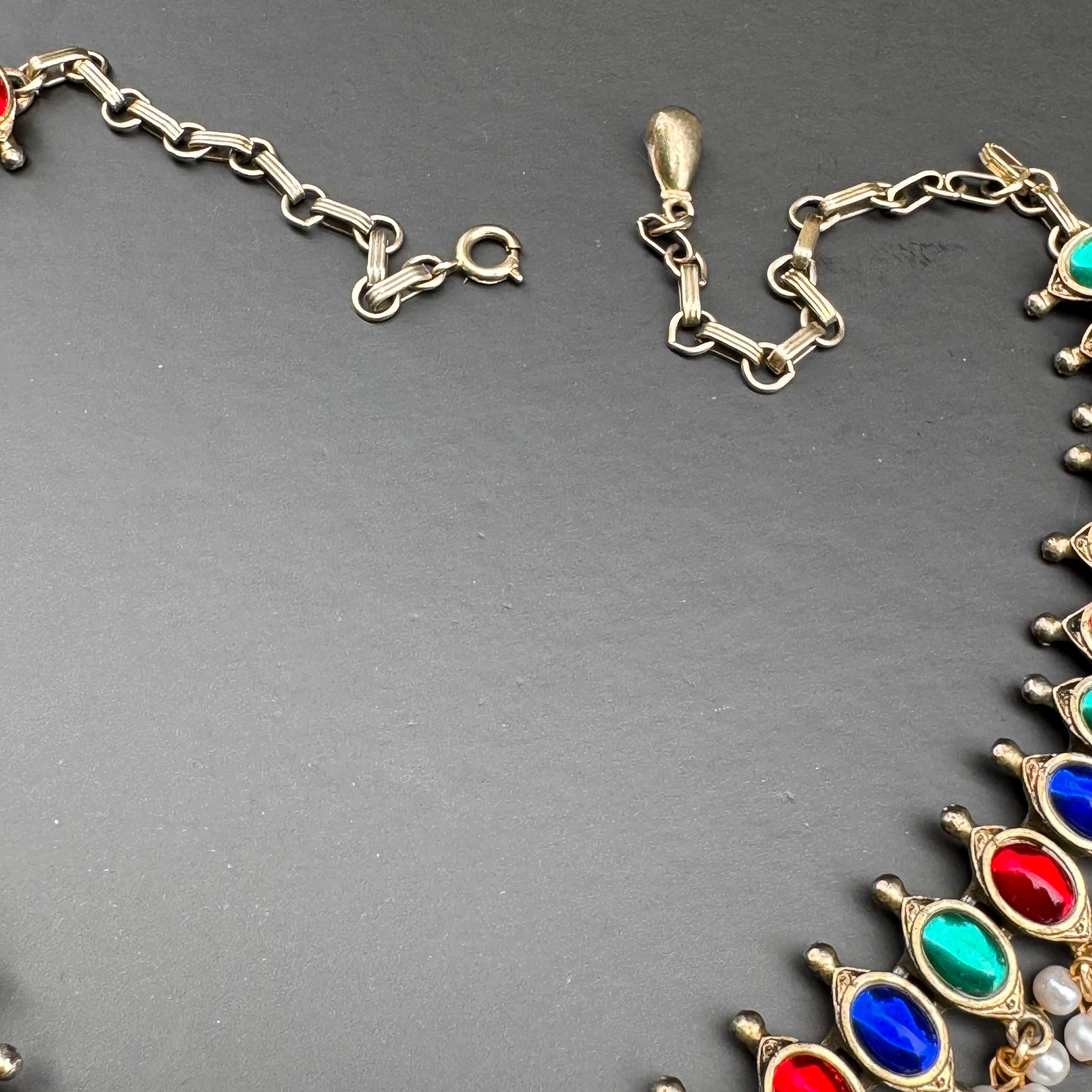 Vintage A. Klein Couture Collana in stile Mughal in vendita 6