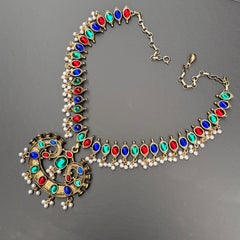 Vintage Anne Klein Couture Mughal Style Necklace