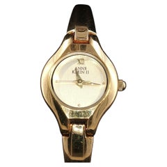 Vintage Anne Klein II 10/4532-3 Gold Tone Bangle Quartz Women’s Watch 5.75"