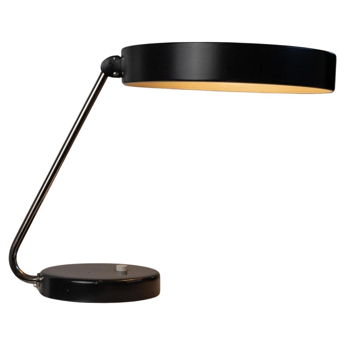 Vintage Anthracite Table Lamp by Kaiser Idell, Model 6658 – Mid-Century 1960s For Sale