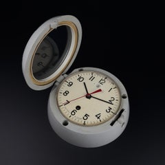 Vintage Antimagnetic submarine navy wall clock Type 5-2 CHM, USSR 1980s