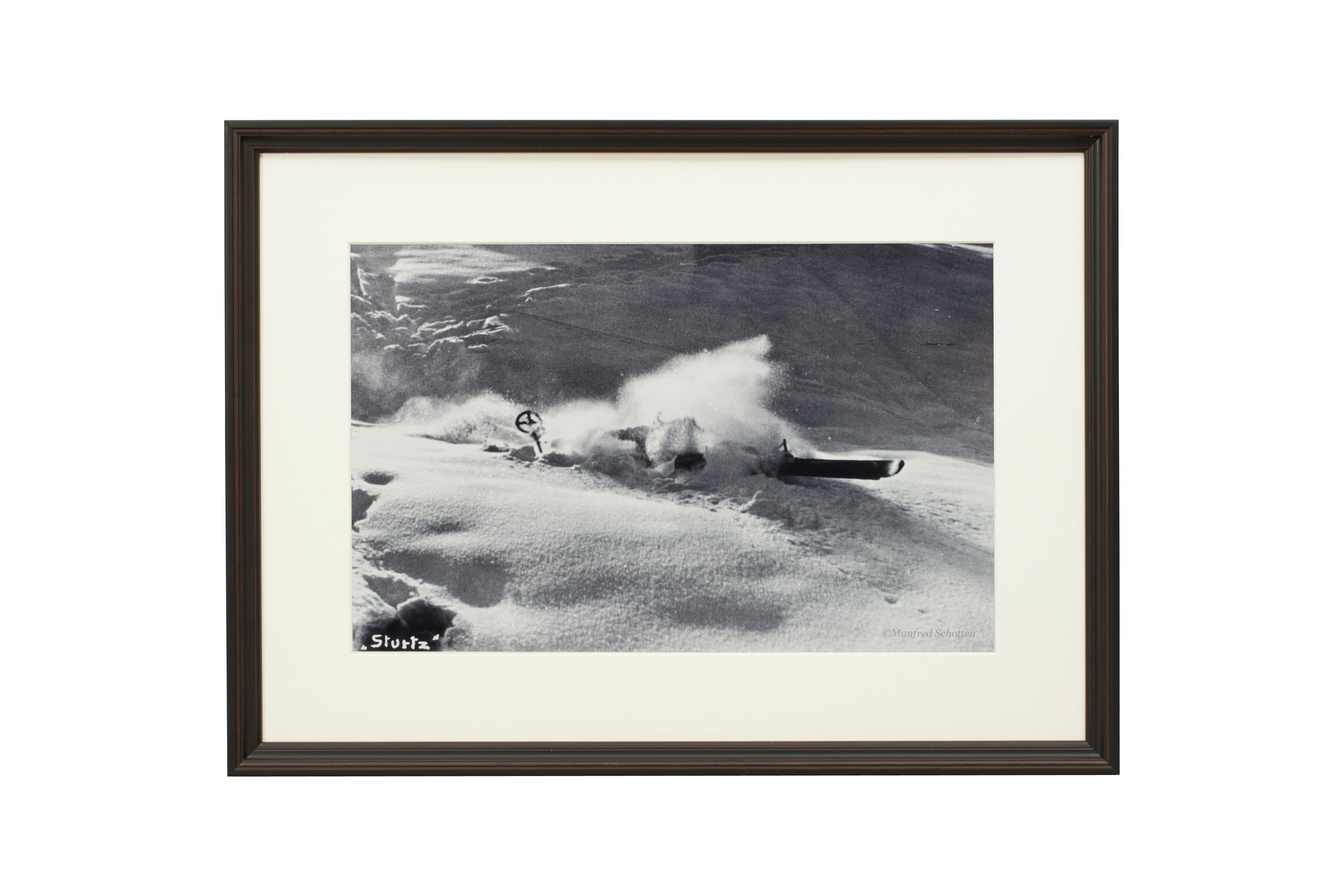 Fotografia d'epoca di sci alpino, 'NOSE DIVE' in vendita 3
