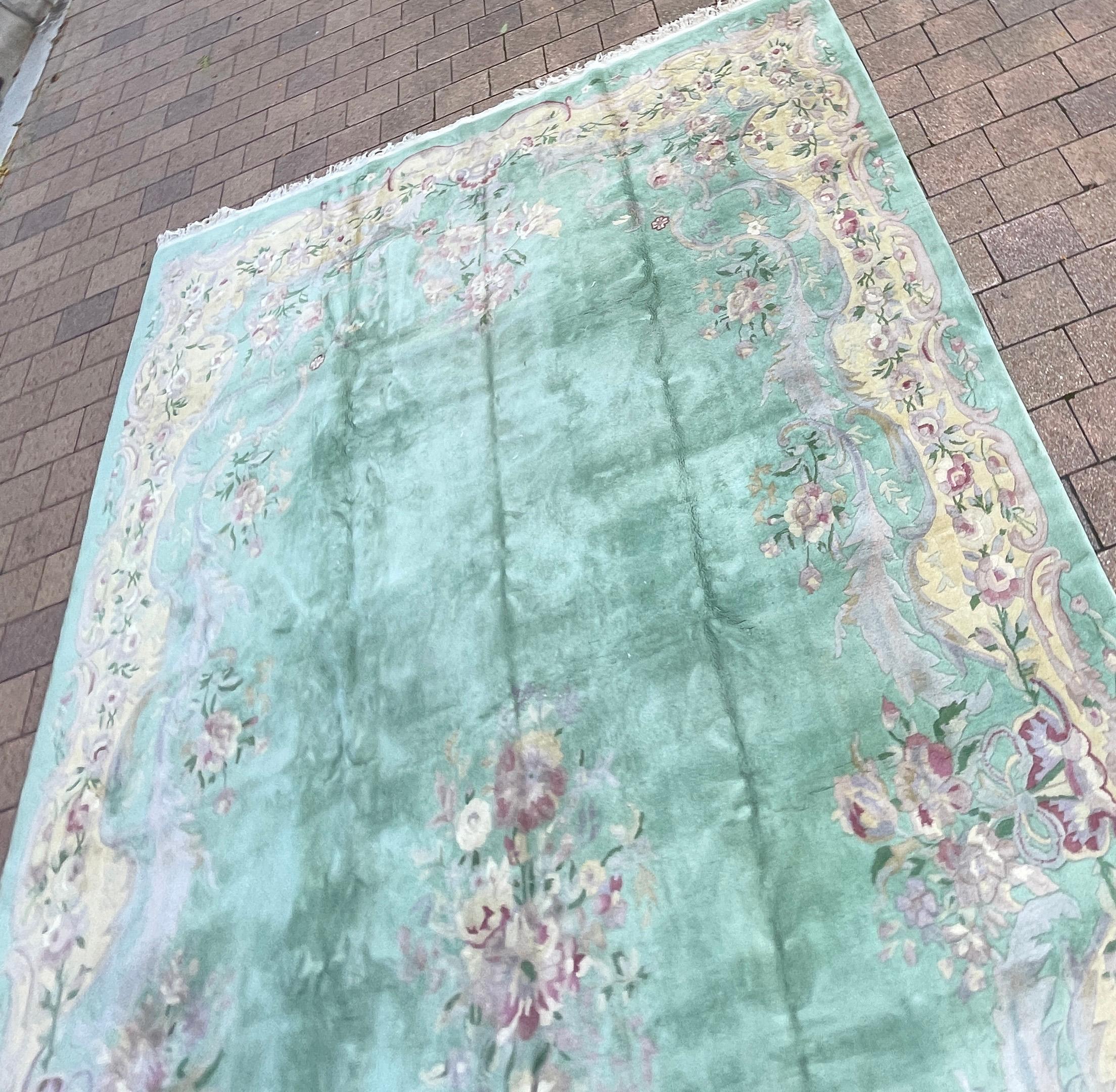 Vintage/Antique Art Deco Chinese Oriental Carpet, Over Size  For Sale 11