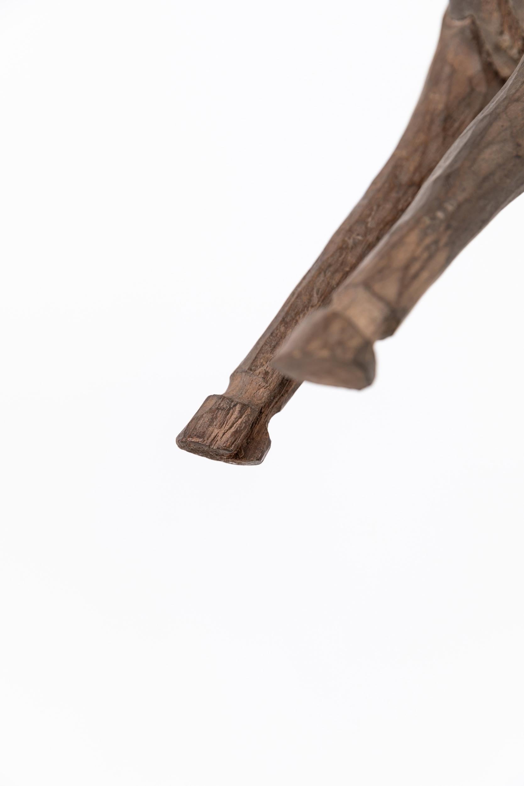Caballo antiguo de madera tallada de arte popular, c.1940 Inglés en venta