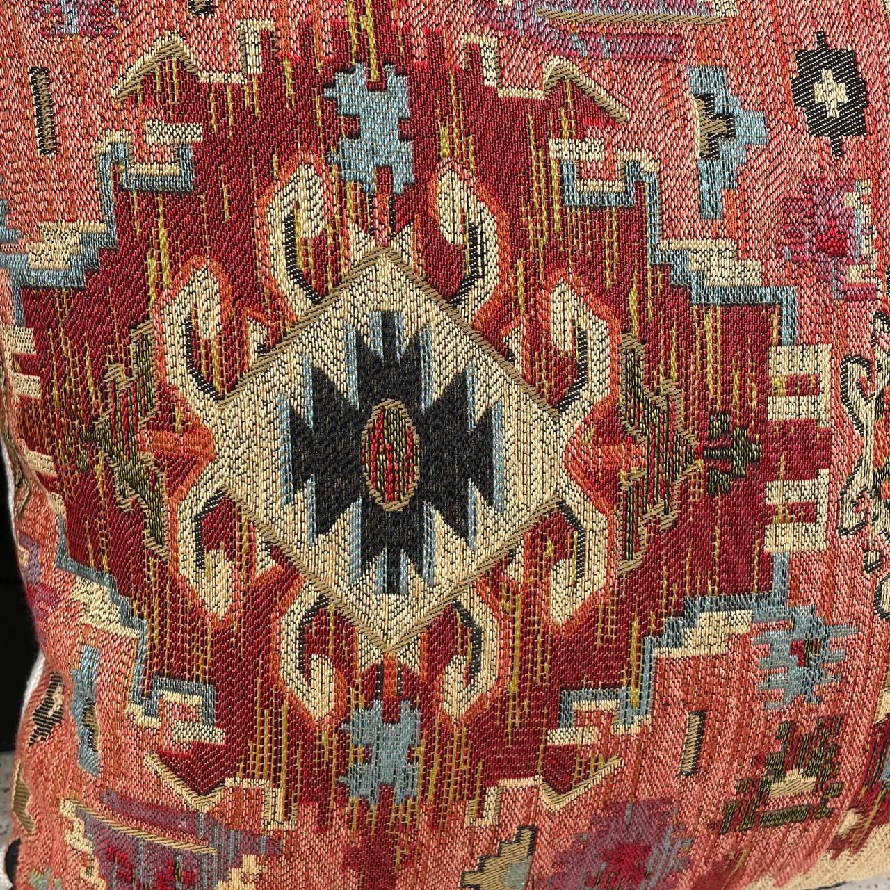 Milieu du XXe siècle Ensemble de coussins textiles décoratifs vintage et anciens en vente