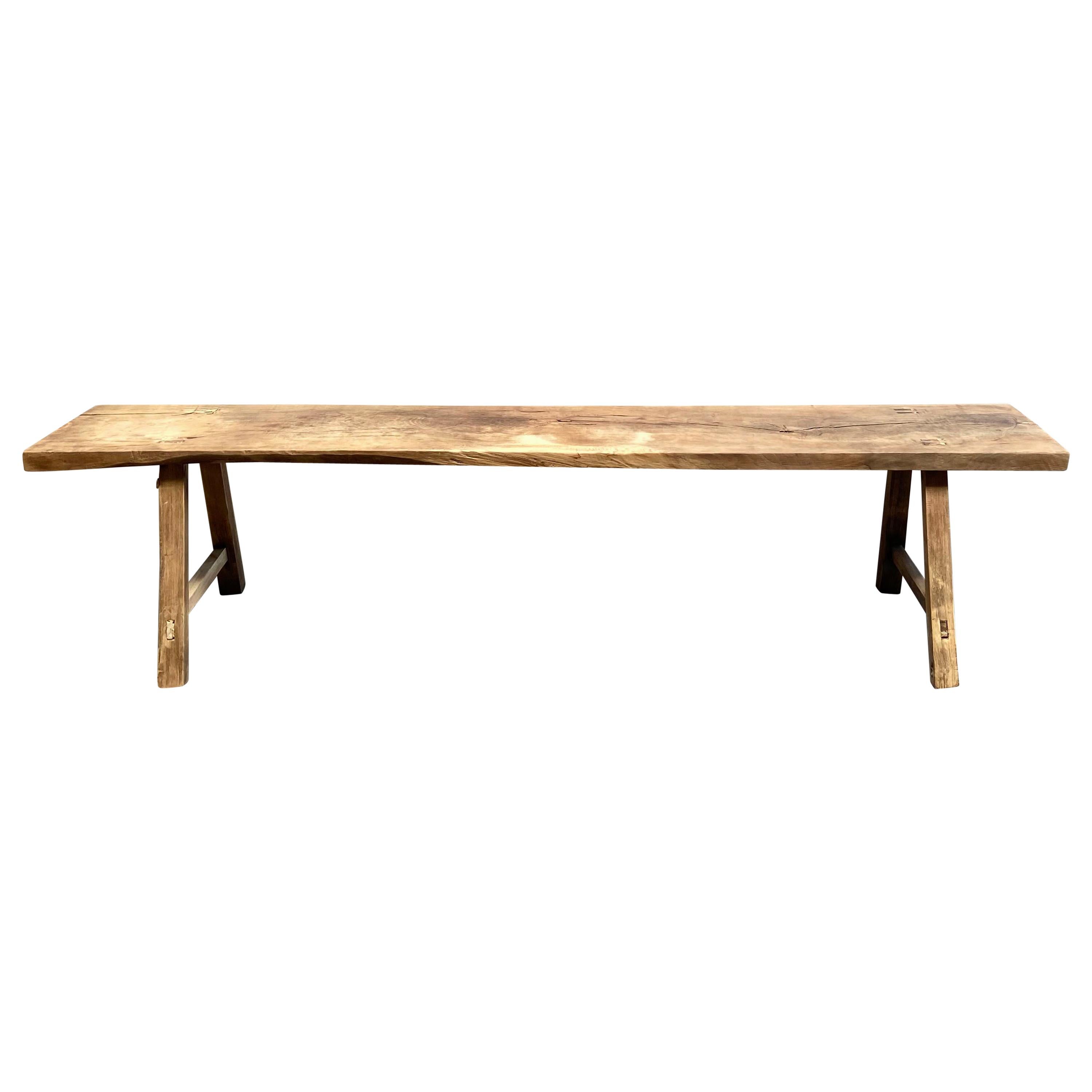 Single Plank Bench or Coffee Table at 1stDibs