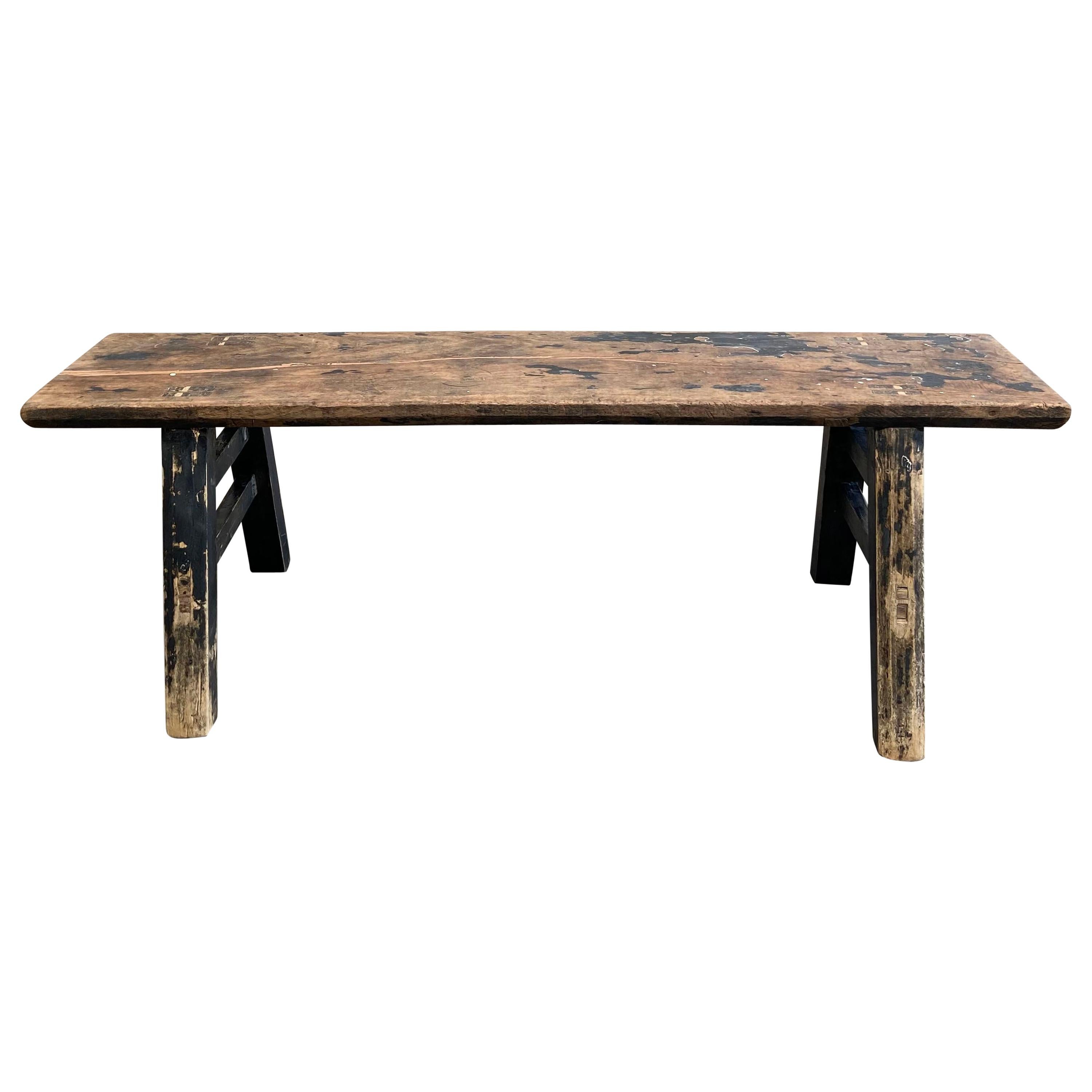 English Elm Coffee Table at 1stDibs