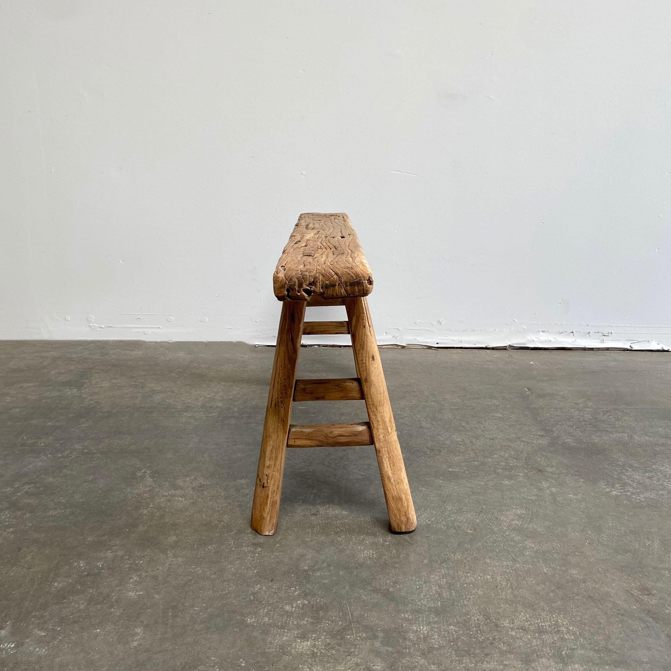 skinny vintage bench