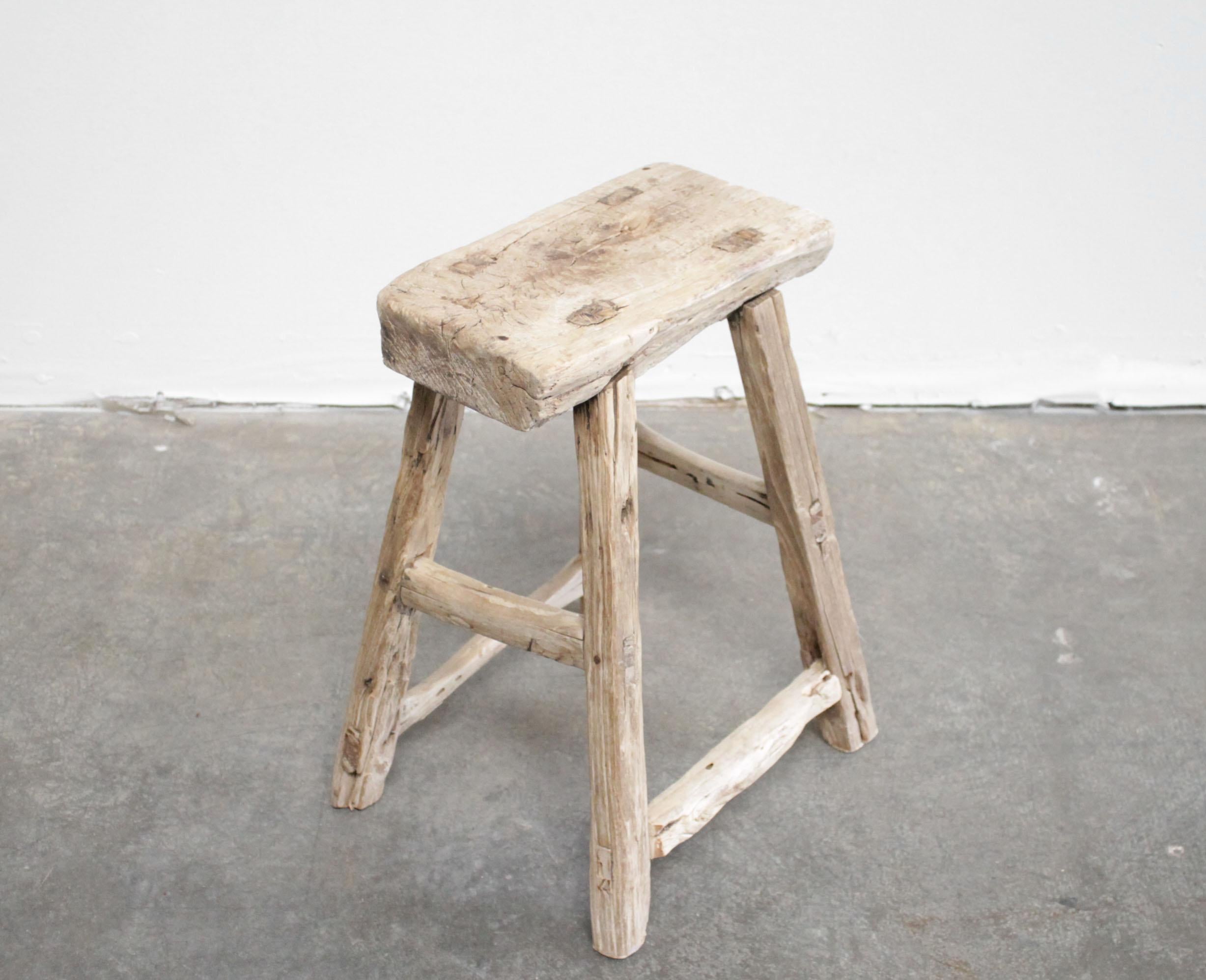 Vintage antique elmwood stool
These are the real vintage antique elmwood stools! Beautiful antique patina, with weathering and age, these are solid and sturdy ready for daily use, use as a table, stool, drink table, they are great for any space.