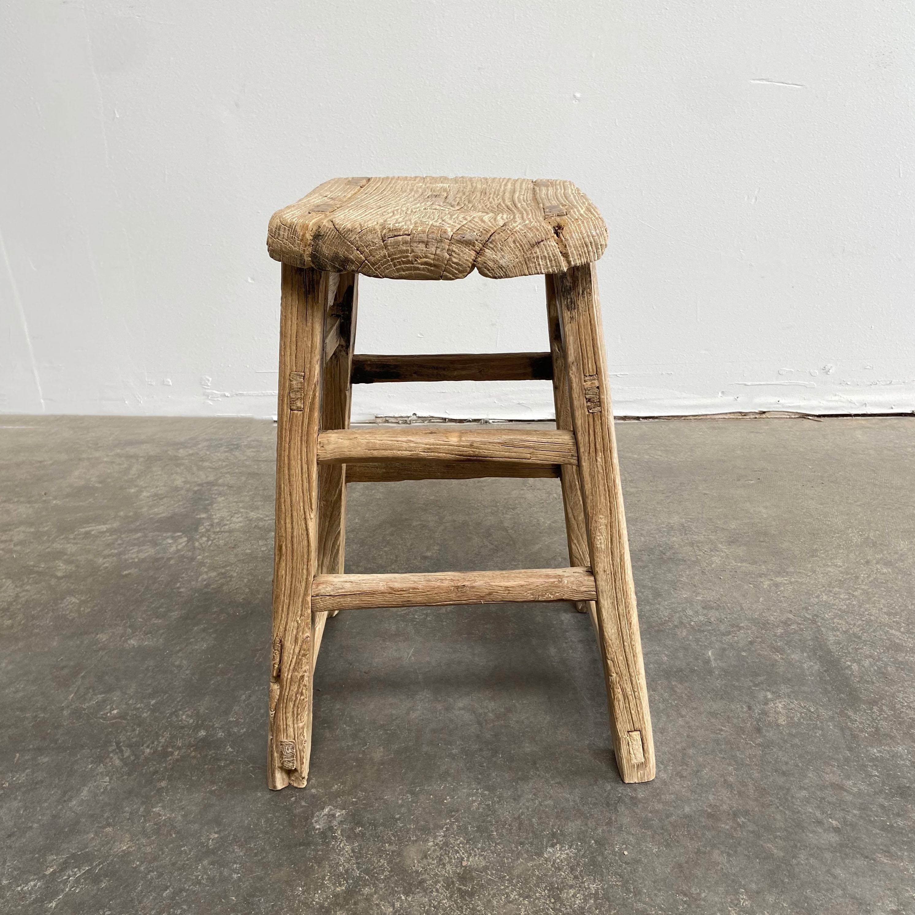 Antique stool / vintage antique elm wood stool
These are the real vintage antique elm wood stools! Beautiful antique patina, with weathering and age, these are solid and sturdy ready for daily use, use as a table, stool, drink table, they are great