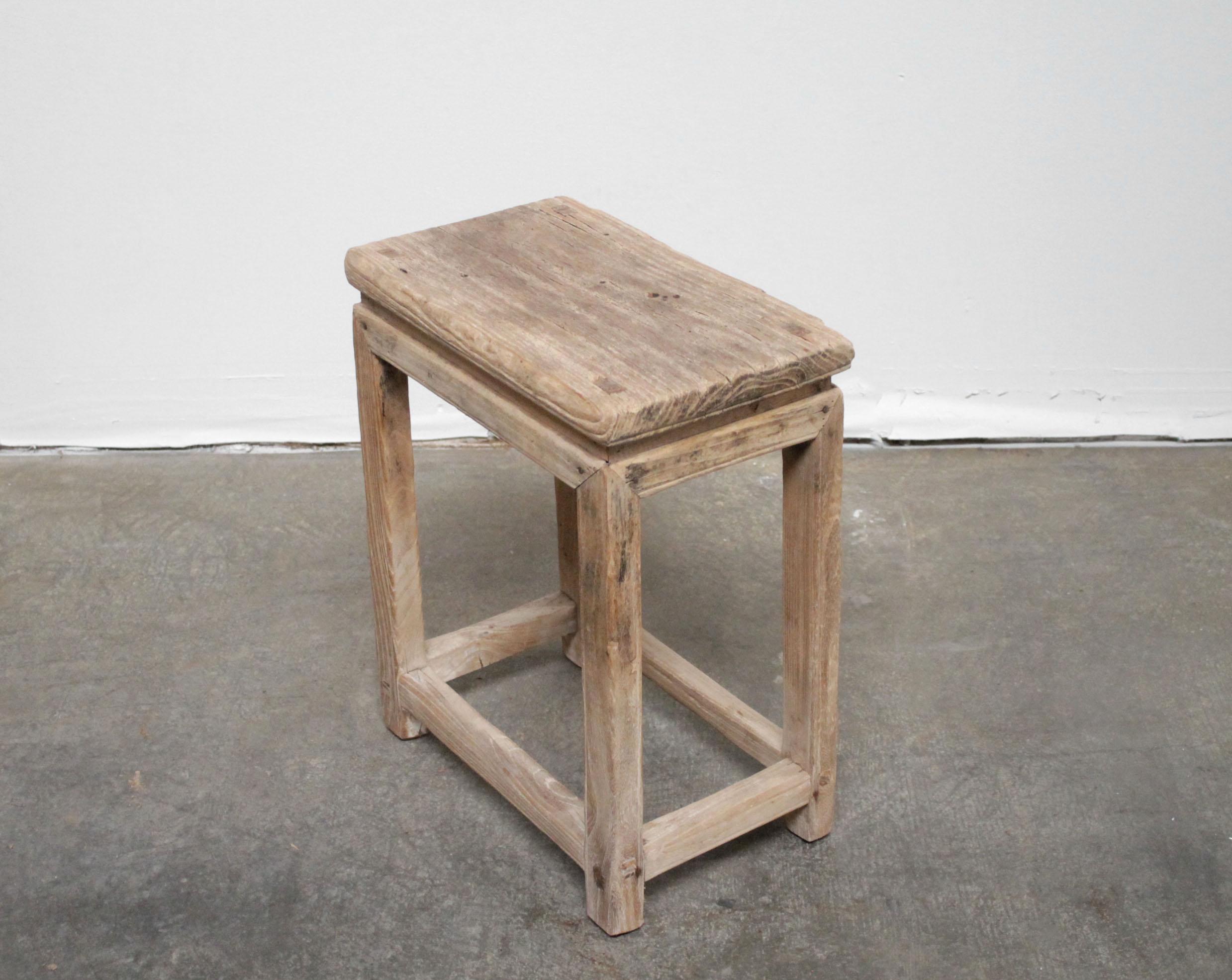 Vintage antique elmwood stool
These are the real vintage antique elm wood stools! Beautiful antique patina, with weathering and age, these are solid and sturdy ready for daily use, use as a table, stool, drink table, they are great for any space.