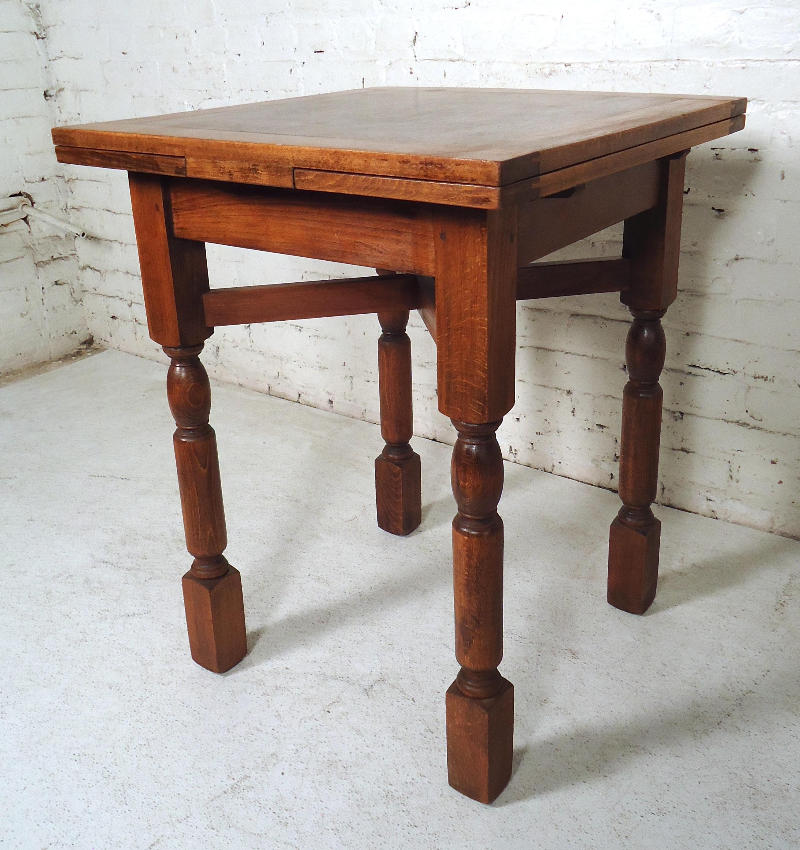 antique dining table extendable