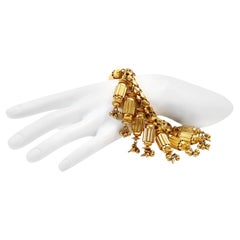 Colonne penzolanti d'oro vintage, anni '40 circa