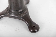 Vintage Antique Industrial 3-Legged Simanco Singer Factory Stool, circa 1930