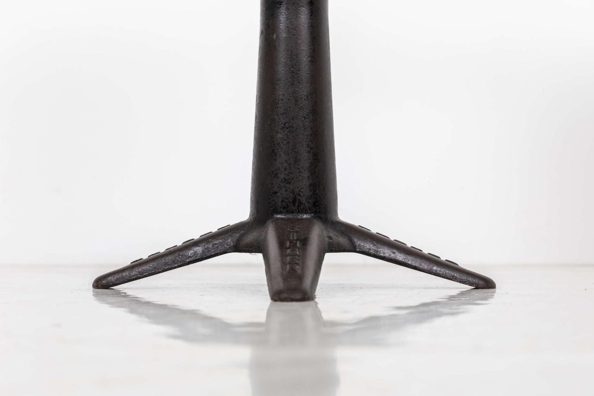 20th Century Vintage Antique Industrial 4-Legged Simanco Singer Factory Stool, c.1930