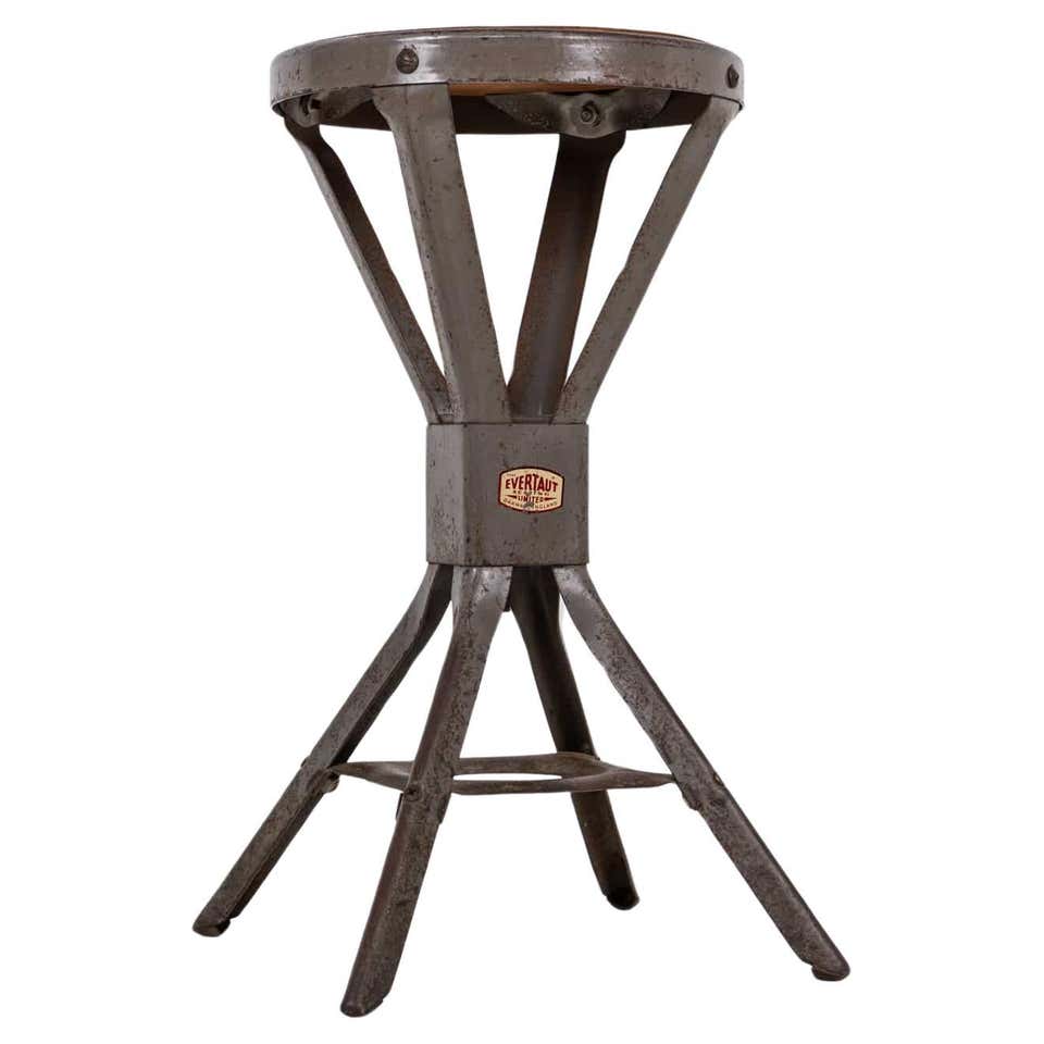 Authentic Vintage Industrial Factory Stool For Sale at 1stDibs ...