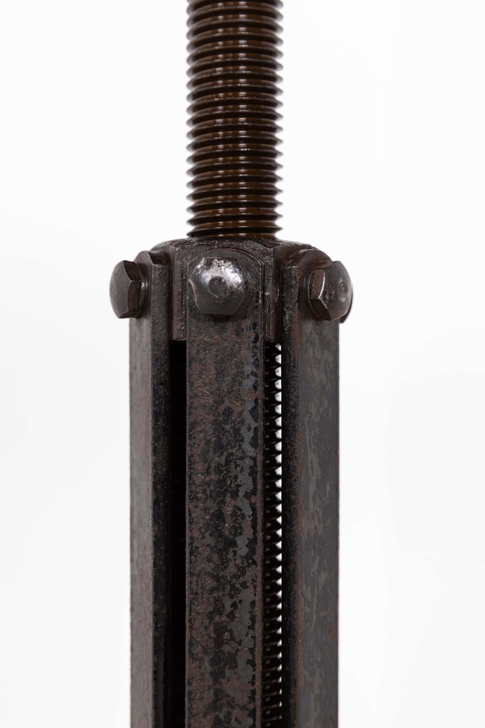 20th Century Vintage Antique Industrial Rubery Owen Blade Factory Machinist Stool, c.1940 For Sale
