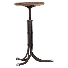 Vintage Antique Industrial Rubery Owen Blade Factory Machinist Stool, c.1940