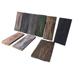 Vintage Antique Letterpress Wood Type Printing Blocks