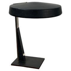 Retro Antique Louis Kalff Black Table Desk Task Lamp For Philips
