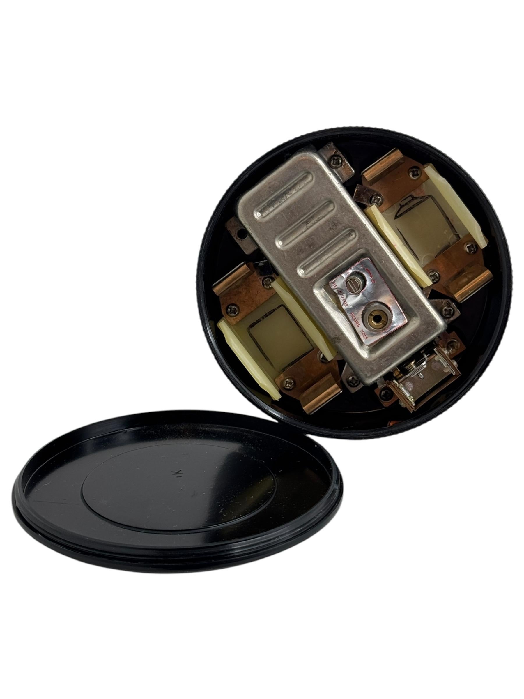 MaruMan T2, briquet de table ancien en cristal lourd, électrique et à gaz en vente 8