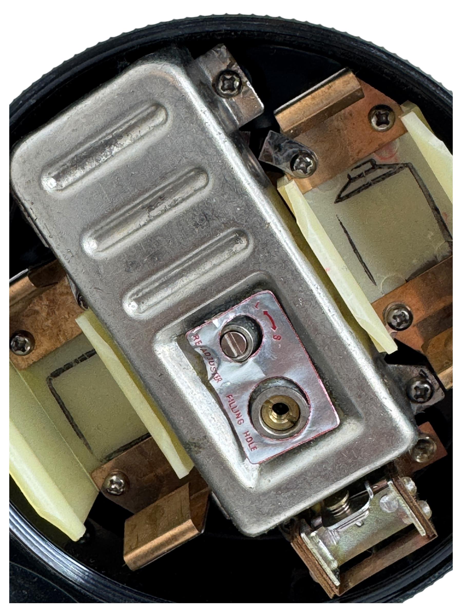 MaruMan T2, briquet de table ancien en cristal lourd, électrique et à gaz en vente 9
