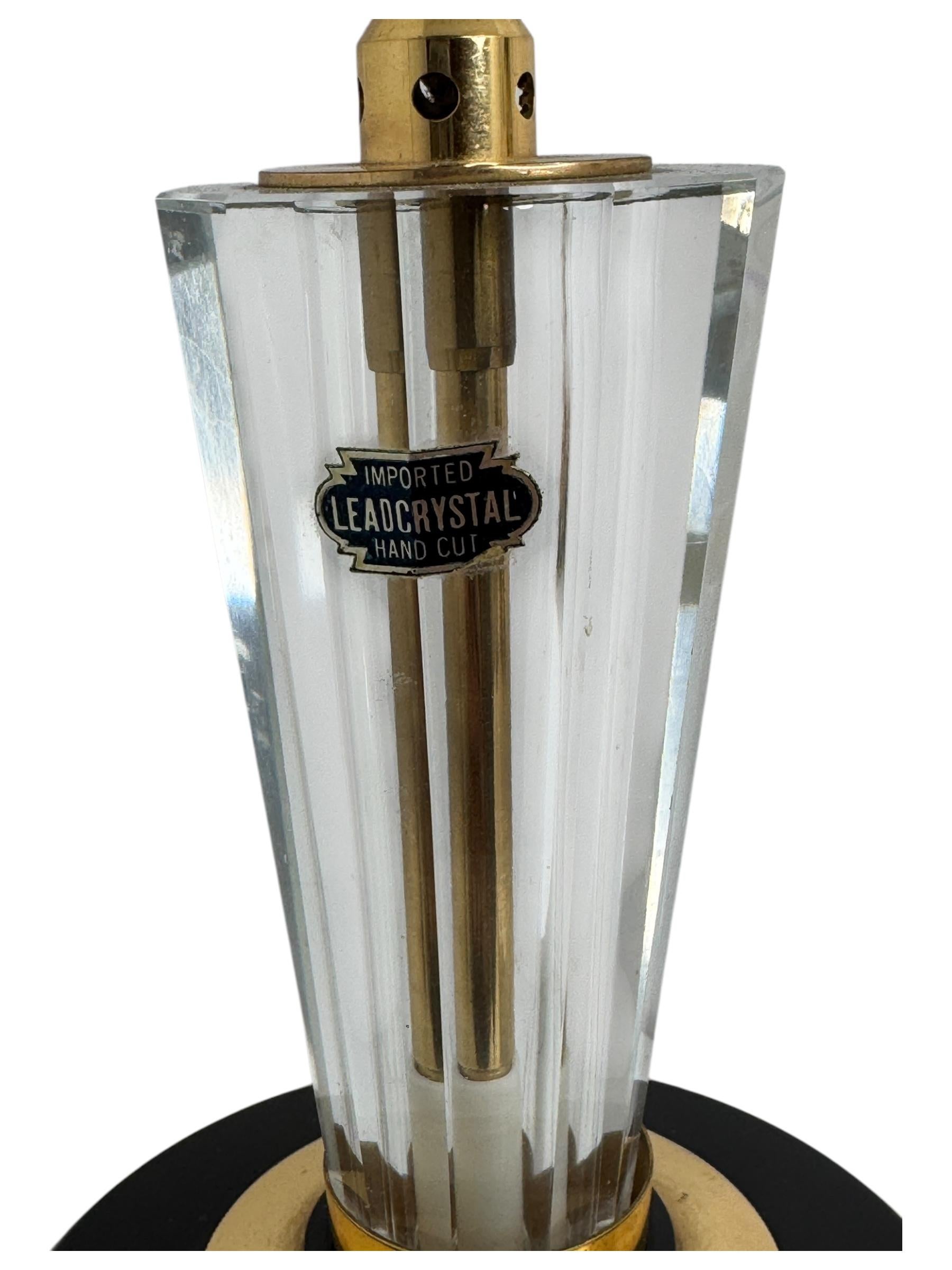MaruMan T2, briquet de table ancien en cristal lourd, électrique et à gaz en vente 1