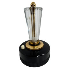 MaruMan T2, briquet de table ancien en cristal lourd, électrique et à gaz