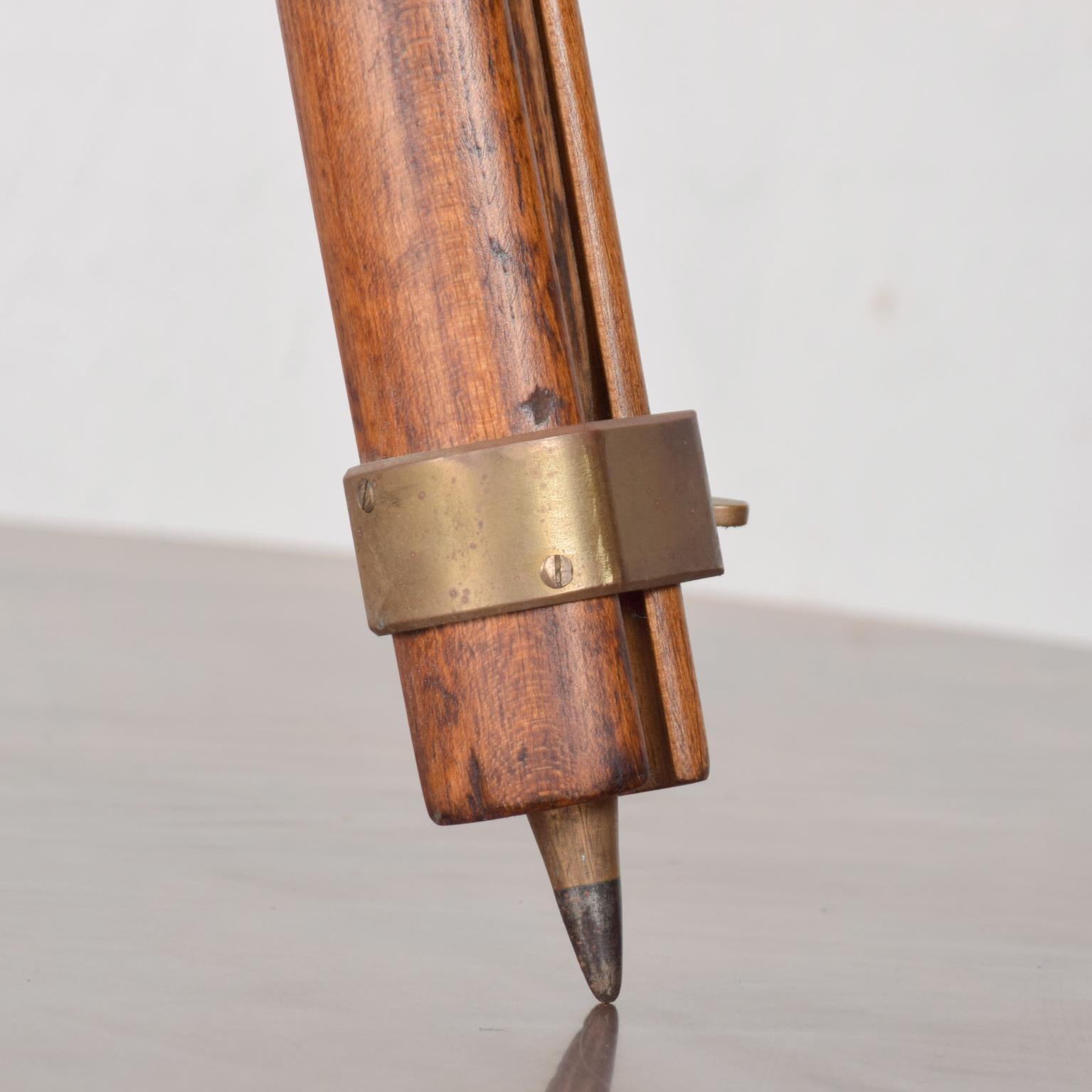 antique transit tripod