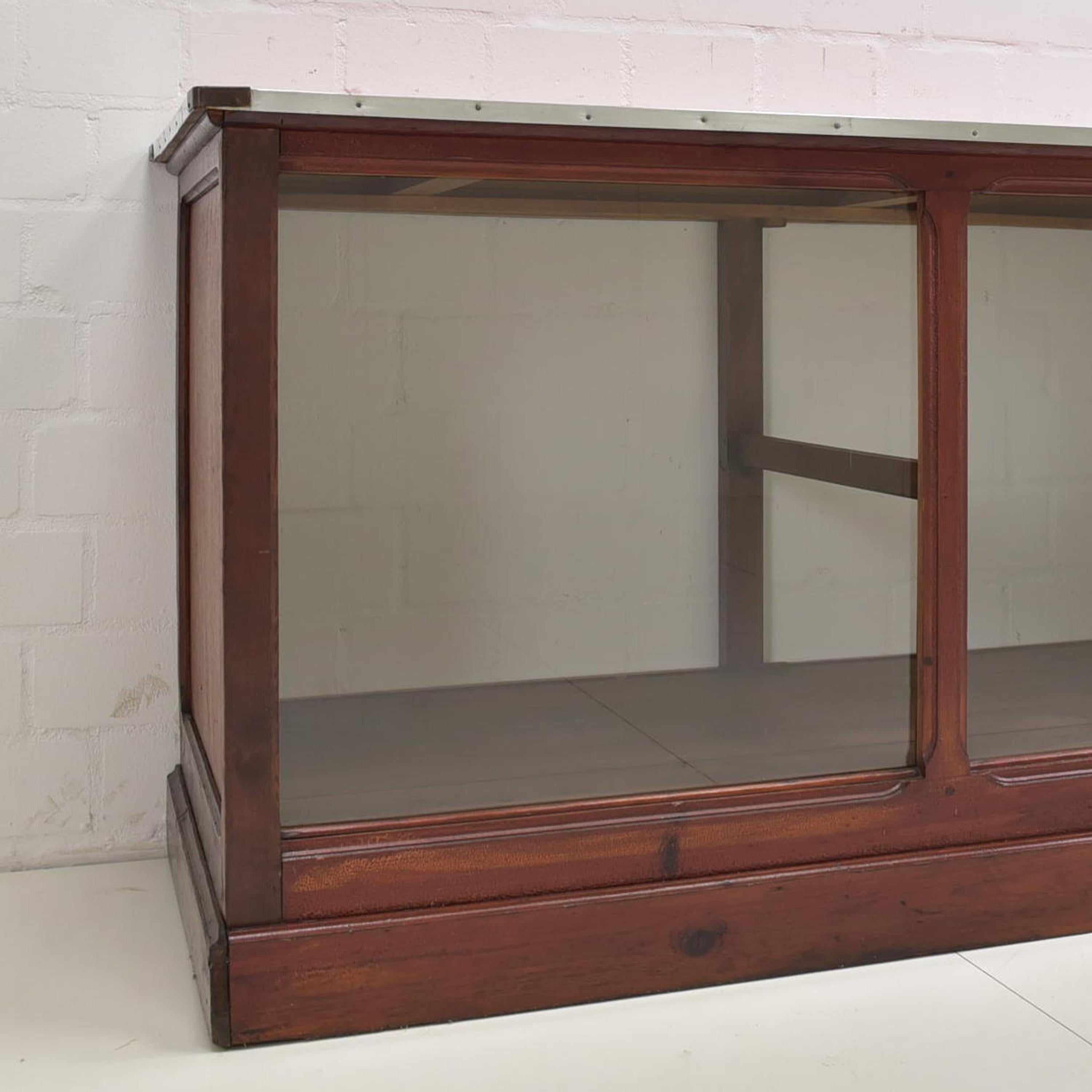 Softwood Vintage Antique Shop Display Case Counter / Display Case / Sales Counter, 1940 For Sale