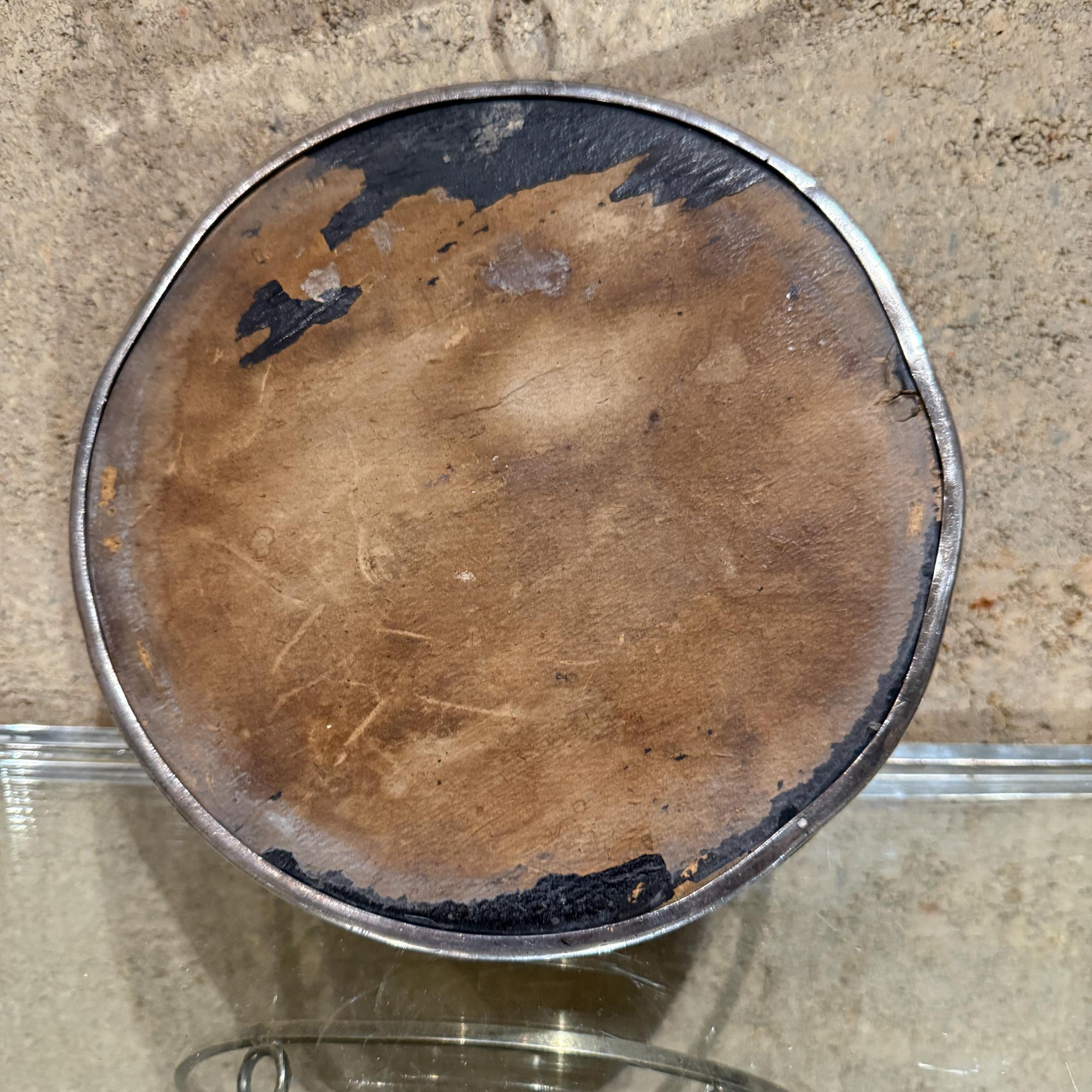 Milieu du XXe siècle Vintage Antique Petit plateau de service avec miroir en vente