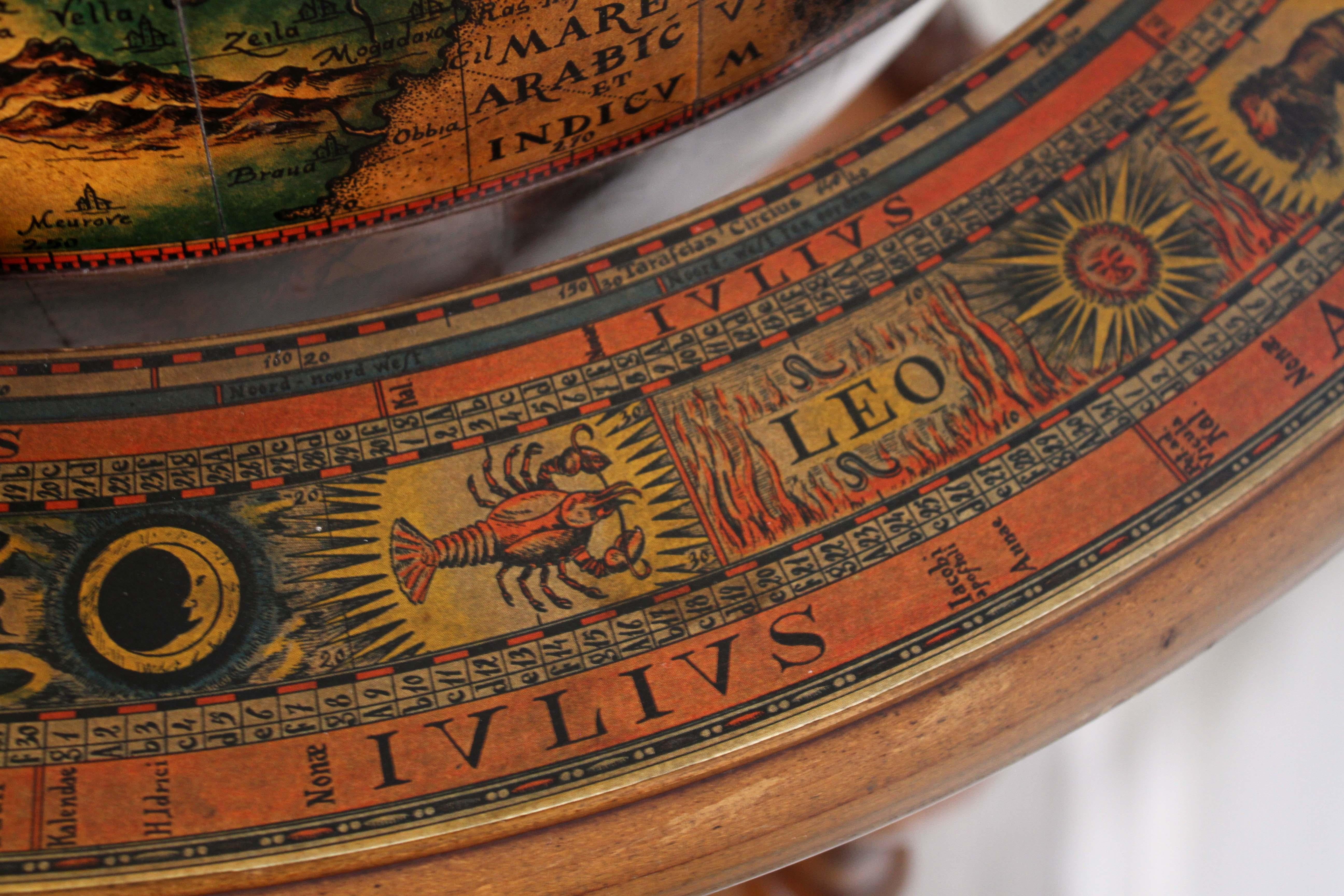 Milieu du XXe siècle Bar globe à sec vintage de style ancien fabriqué en Italie, années 1960