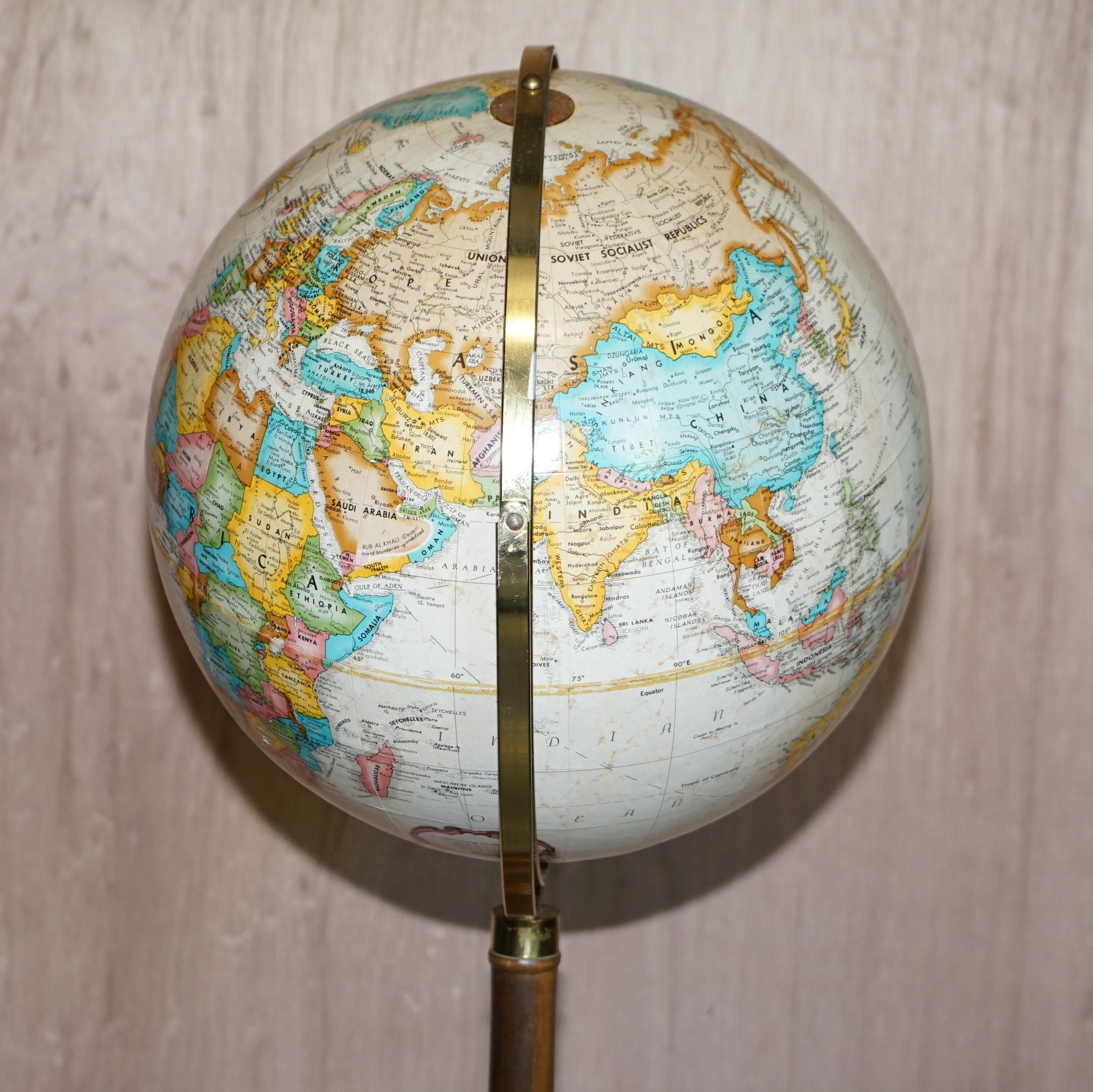 Vintage Antique Style Floor Standing Replogle World Classic Series ...
