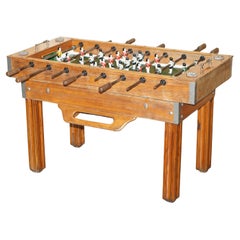 VINTAGE ANTIQUE STYLE FRENCH FOOTBALL TABLE HAND PAINTED FIGUREs