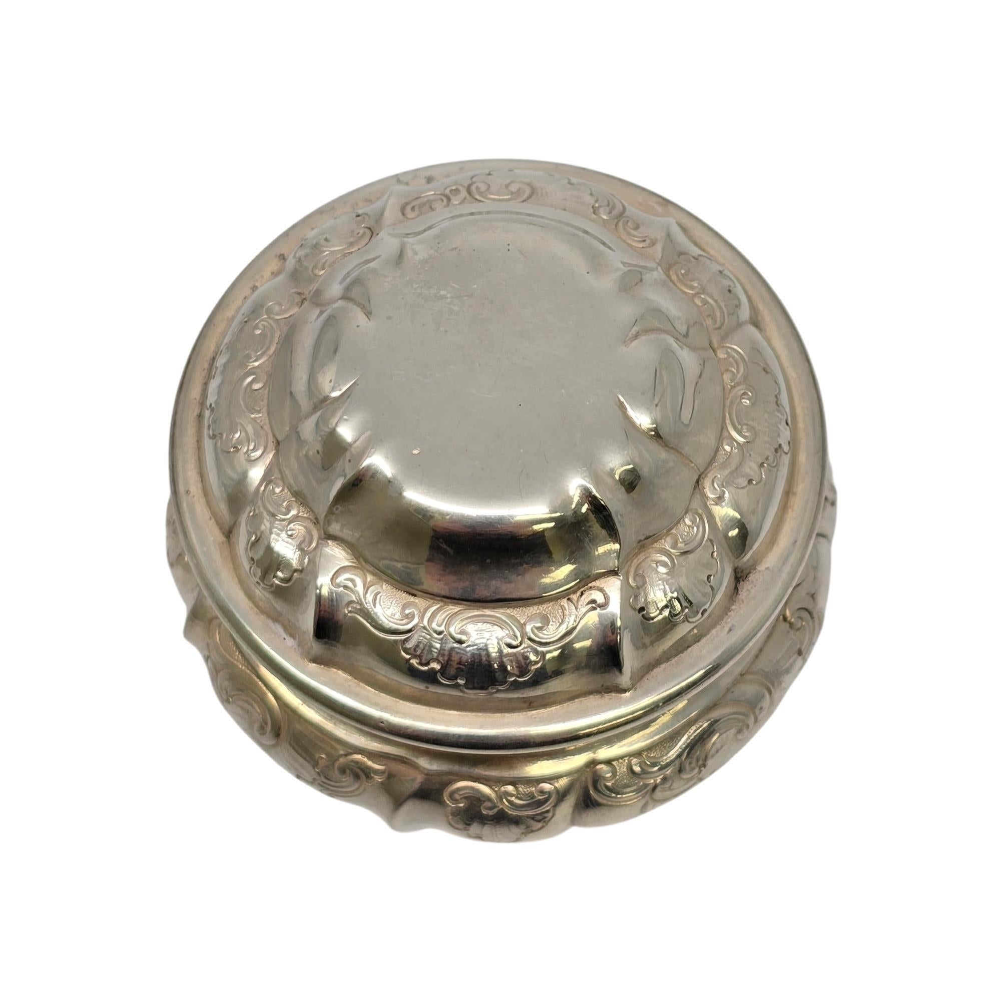 Vintage Anton Michelsen Denmark Ciotola con coperchio in argento sterling #19412 in vendita 1