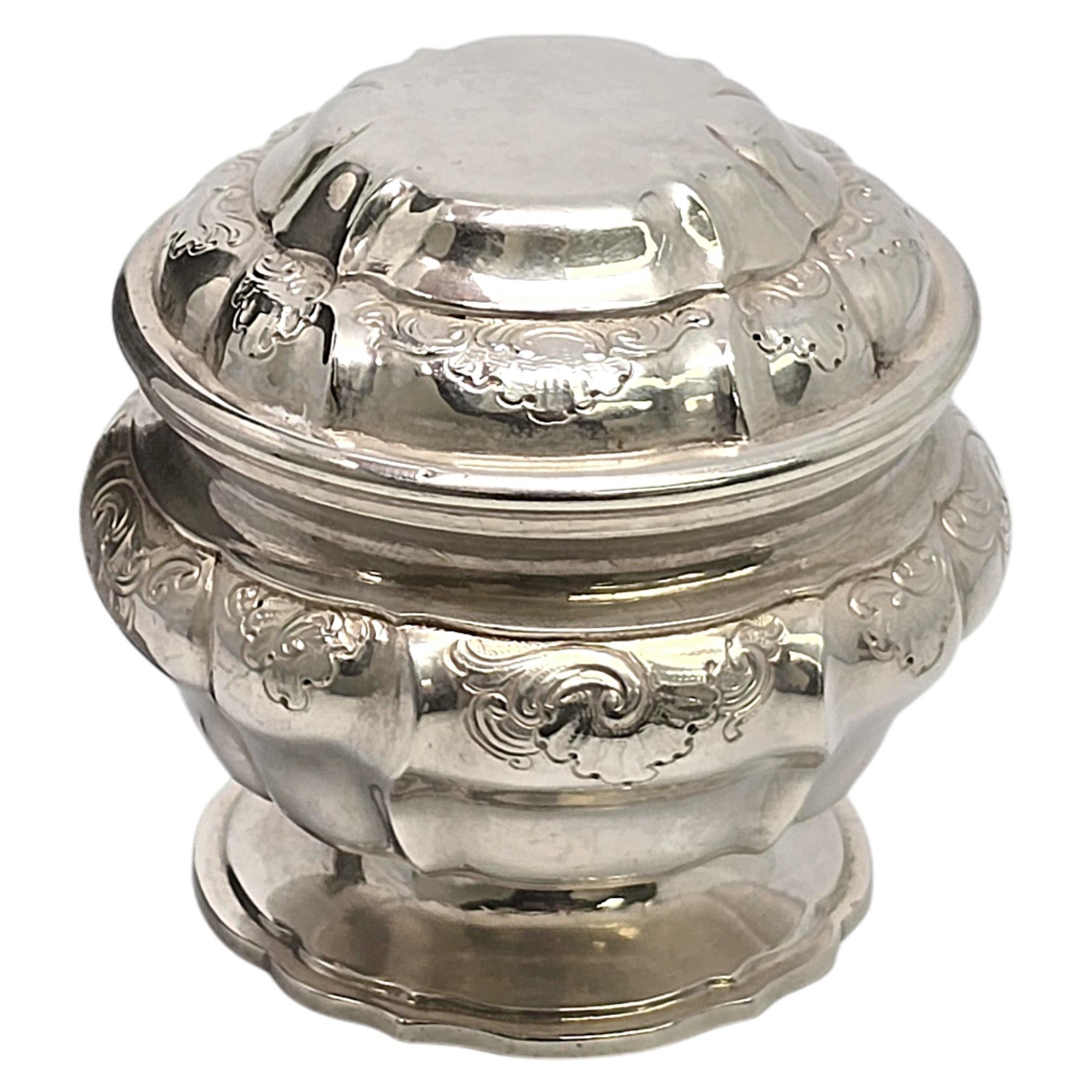 Vintage Anton Michelsen Denmark Ciotola con coperchio in argento sterling #19412 in vendita 4