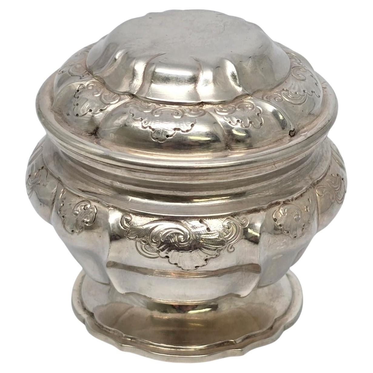 Vintage Anton Michelsen Denmark Sterling Silver Lidded Caddy Bowl #19412
