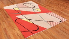 Nazmiyal Collection Vintage Antonin Kybal Kilim Rug 6 ft 6 in x 9 ft 9 in