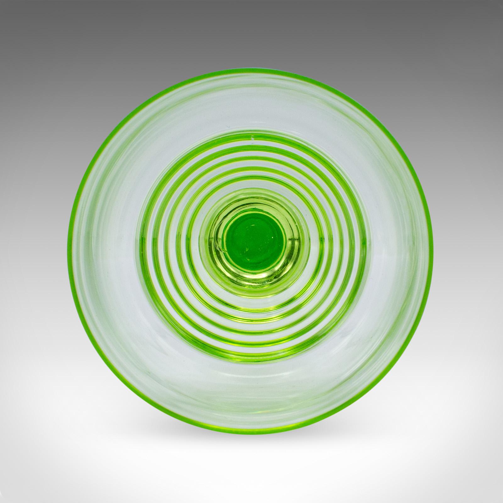 Service à vin anglais, aiguière, verres à vin, Art Déco, vers 1930 en vente 5