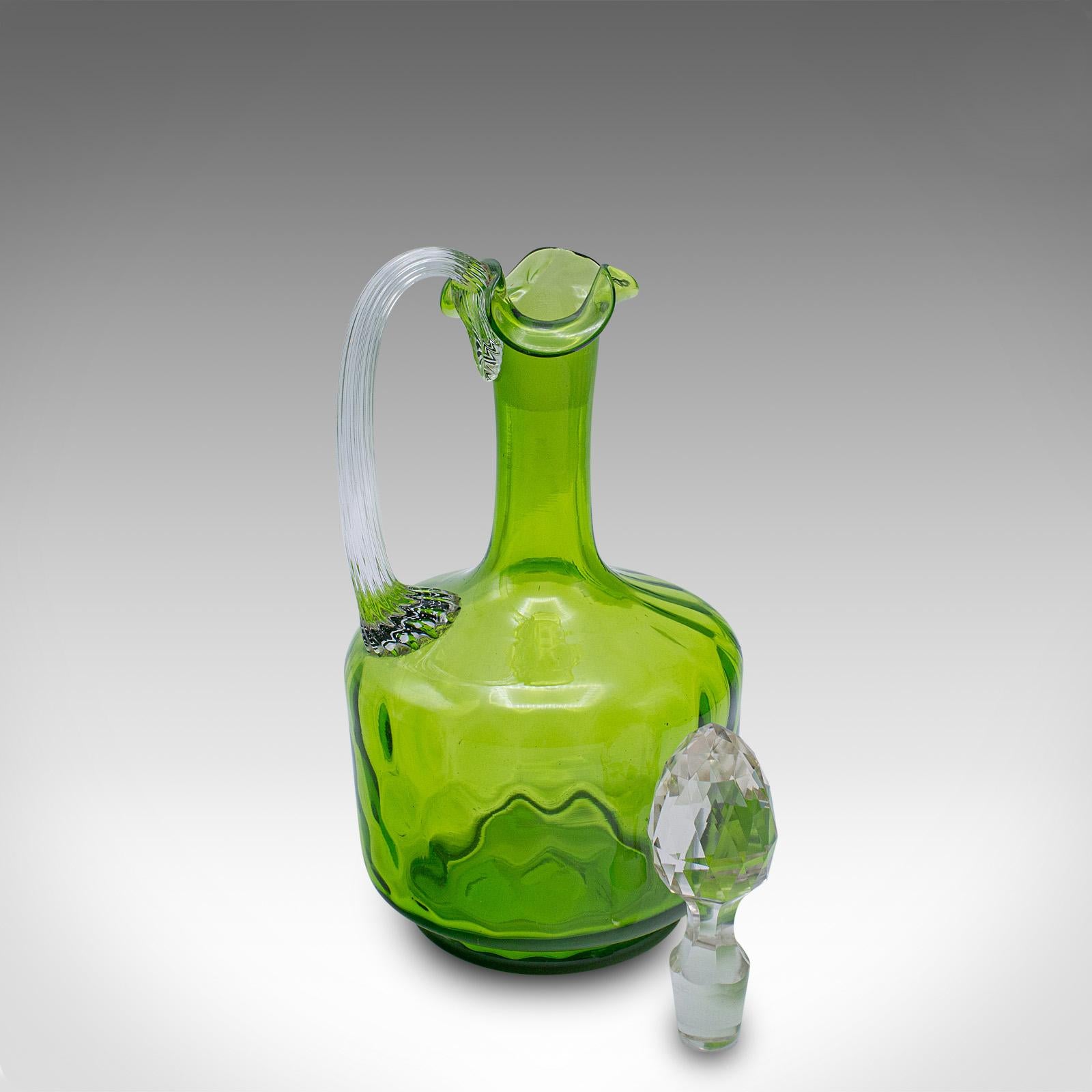 Art déco Service à vin anglais, aiguière, verres à vin, Art Déco, vers 1930 en vente
