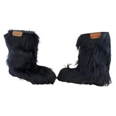 Vintage Apollo Saba Oscar Sport Black Winter YeTi Boots sz US 12