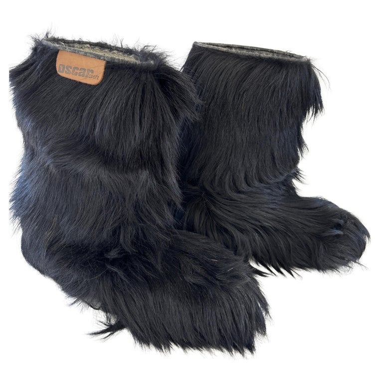 Vintage Apollo Saba Oscar Sport Black Winter YeTi Boots sz US 12