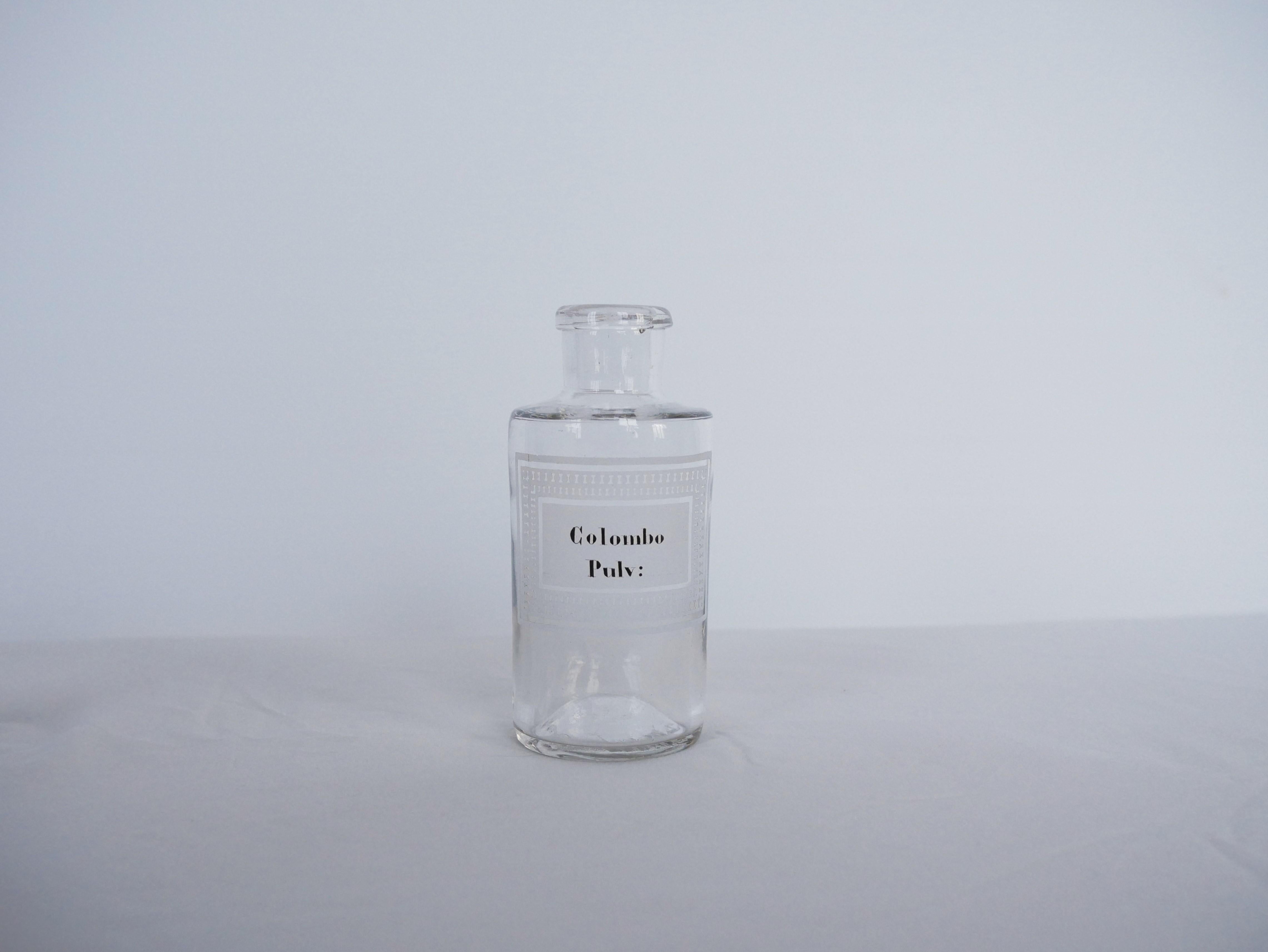 20th Century Vintage apothecary bottle For Sale