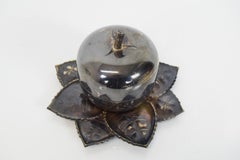 Vintage Apple Shaped Mini-Bar/Container, 1950's.