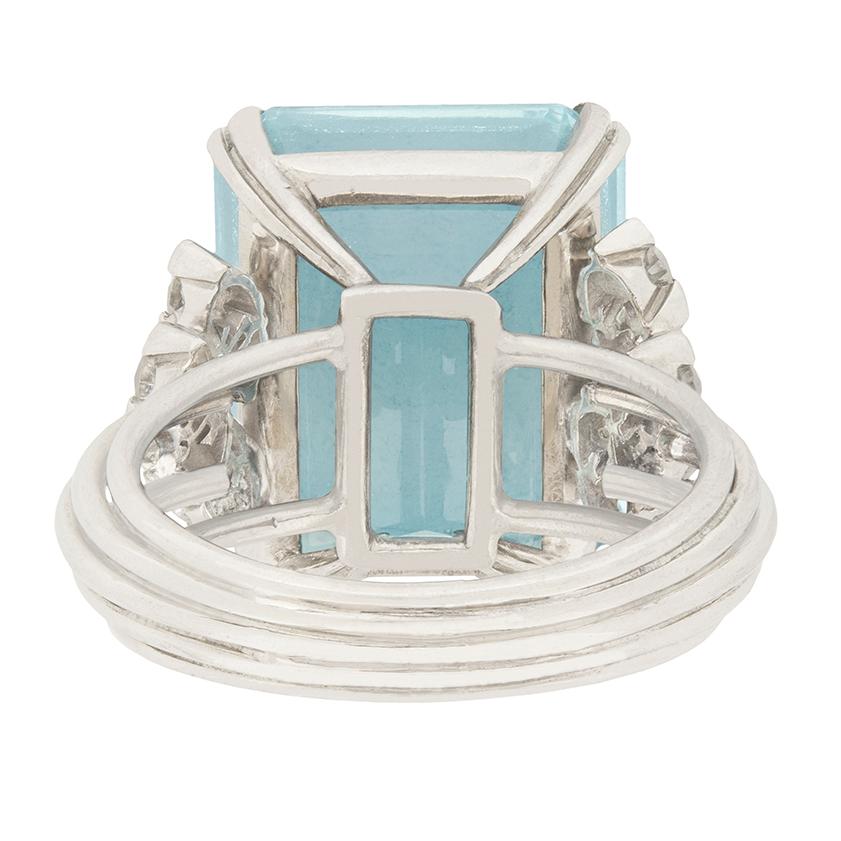 1940's aquamarine rings