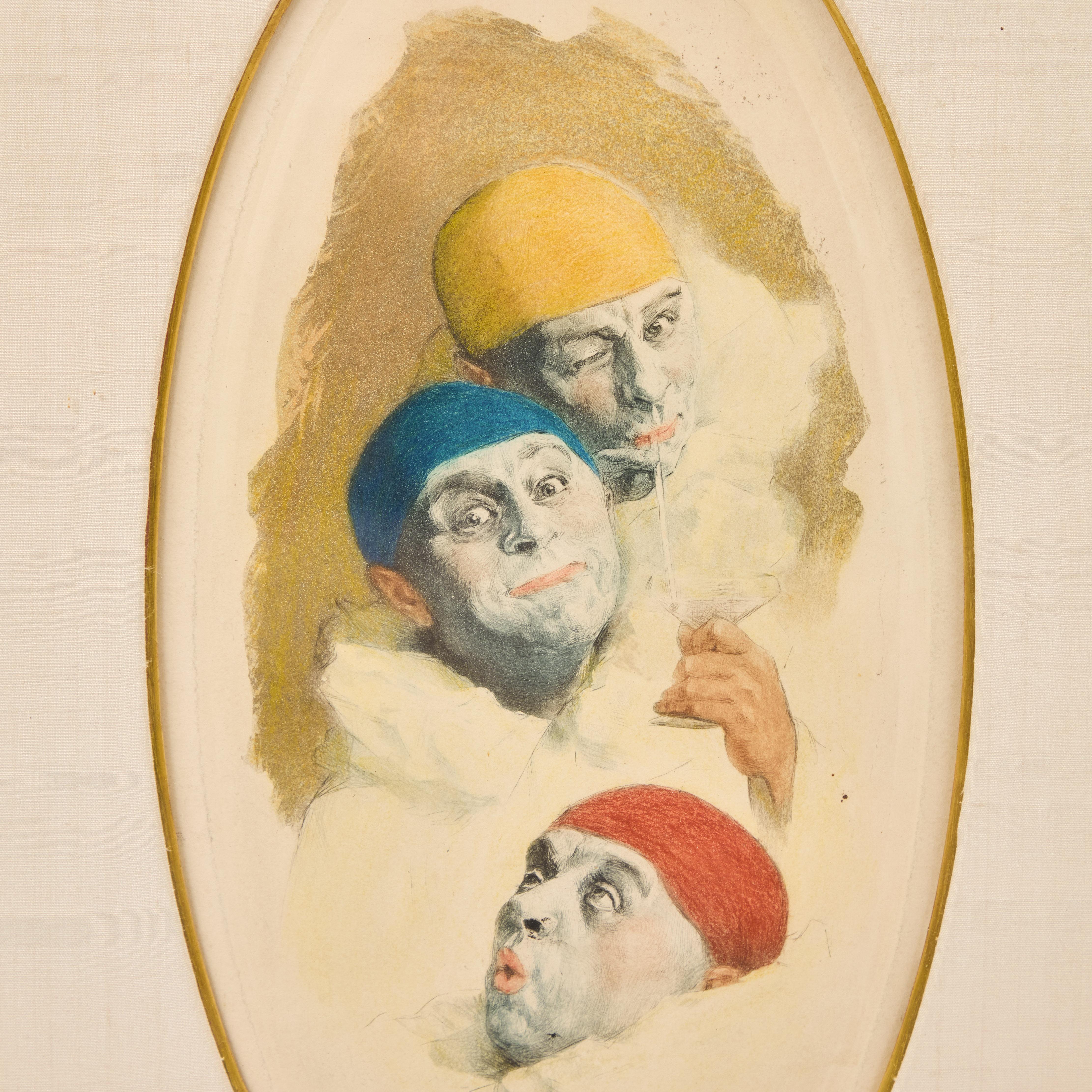Aguafuerte Vintage Atribuido a Armand Henrion  A en Bueno estado para la venta en Pasadena, CA