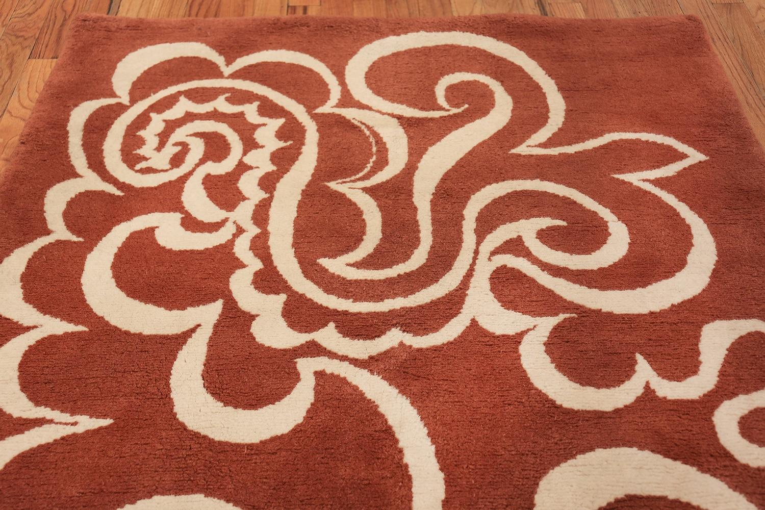 Vintage Arabesques after Picasso French Rug.5 ft x 6 ft 8 in 3