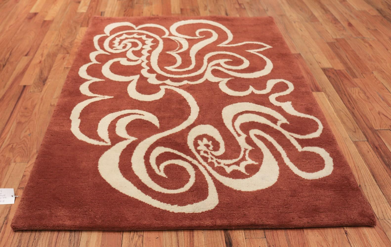 Vintage Arabesques after Picasso French Rug.5 ft x 6 ft 8 in 4