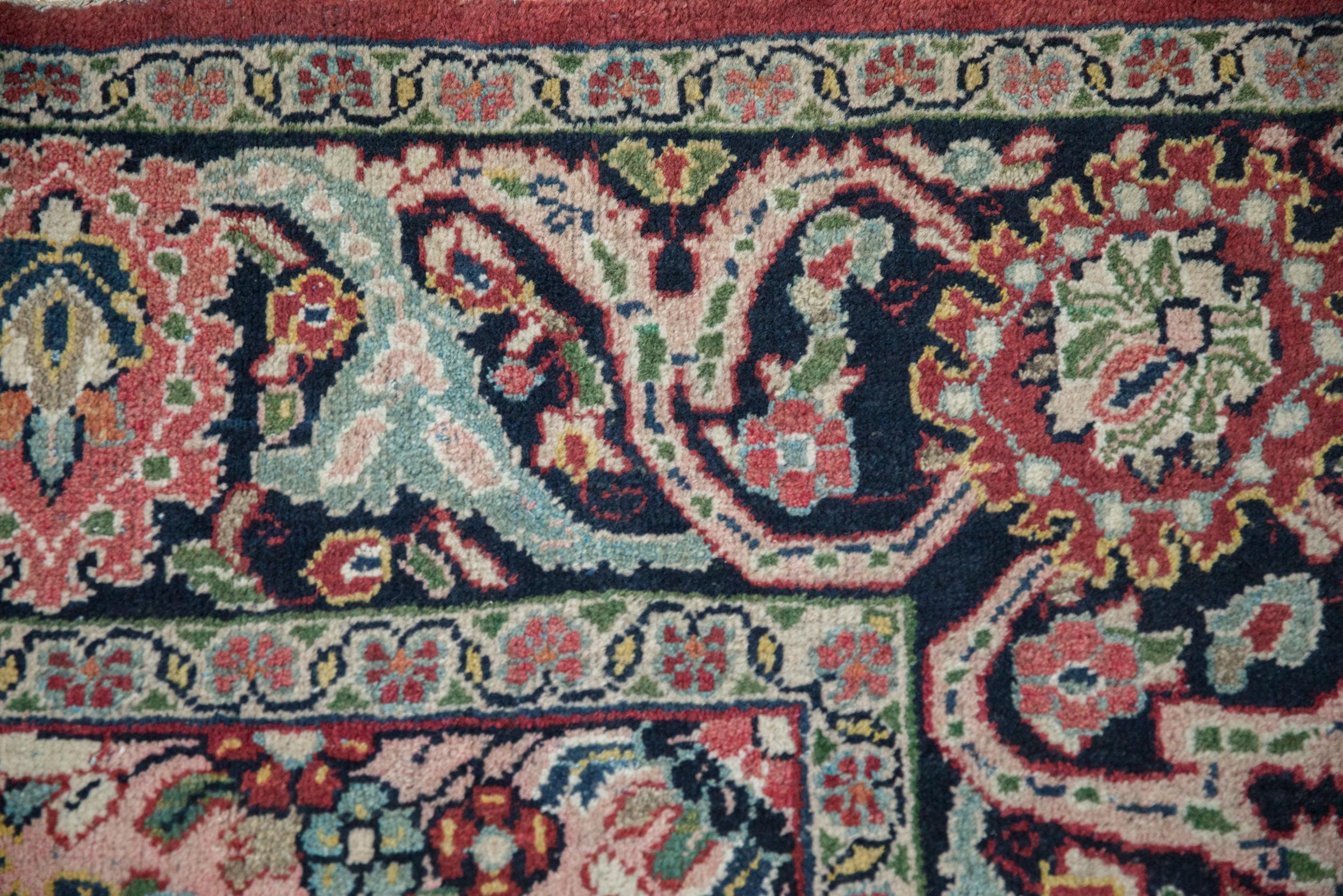 Hand-Knotted Vintage Arak Carpet For Sale