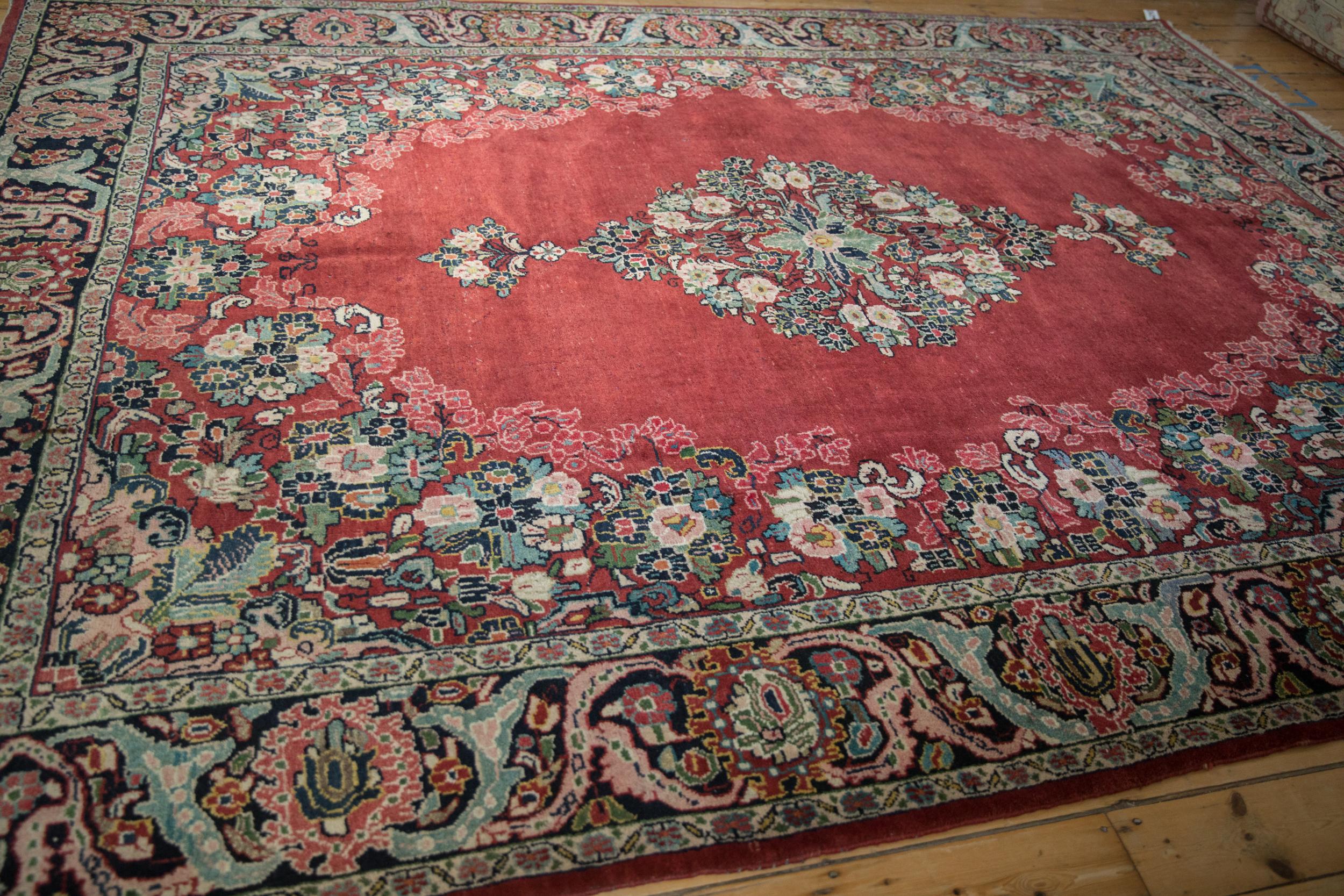 Wool Vintage Arak Carpet For Sale